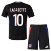 Virallinen Fanipaita + Shortsit Olympique Lyonnais Alexandre Lacazette 10 Vieraspelipaita 2024-25 - Lasten